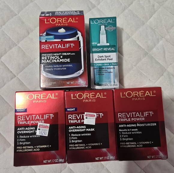 L'oreal Revitalift Skin Care Bundle
